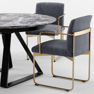 Atlante table and Gala chair - Calligaris — Ver 5