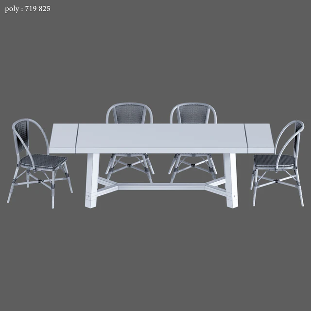 Rustic Farmhouse Dining Table — Download