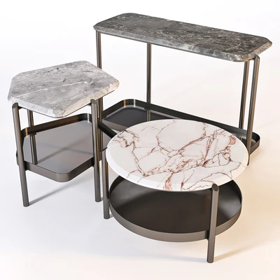 Giorgetti: Coffee Table - Skyline Set 01 — Вид 1