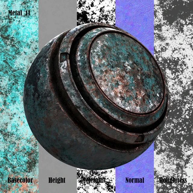 Pack Texture Metal PBR Vol 03 — Descargar