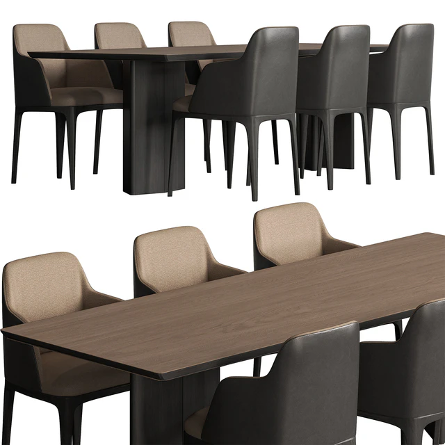 Dinning Table Set 49 — Download