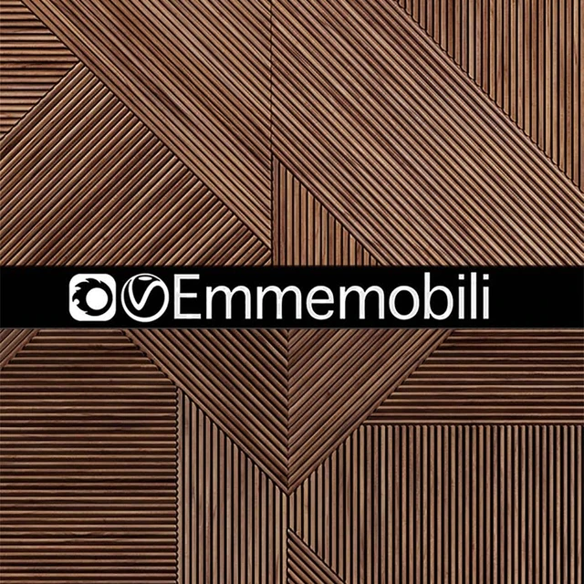 Emmemobili STRIPES BOISERIEwalnut panels — Descargar
