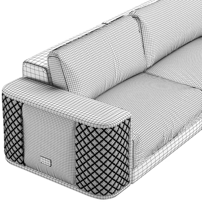 Alexandra Collection Master Sofa Fabric & Leather — Ver 6
