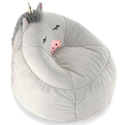 Kids Bean Bag Chair White Unicorn - Pillowfort™ — Вид 3