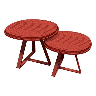 Set coffee table 003. BOOK ONE & TWO. Meridiani JUDD — Вид 4
