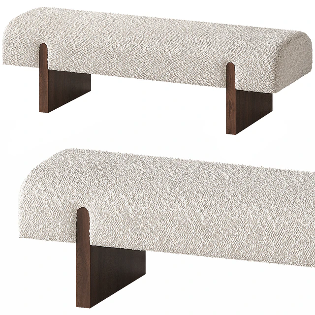 CB2 Socca Upholstered bench — Скачать