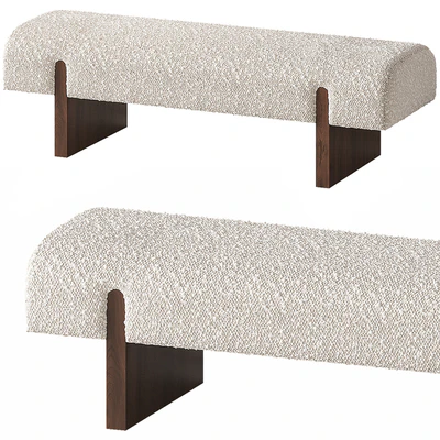 CB2 Socca Upholstered bench — Вид 4