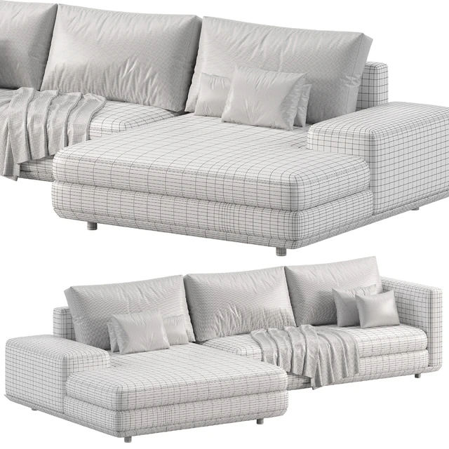 Miles Sectional Sofa — Descargar