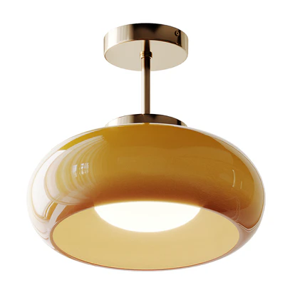 Medieval Vintage Semi Flush Ceiling Light — Вид 5