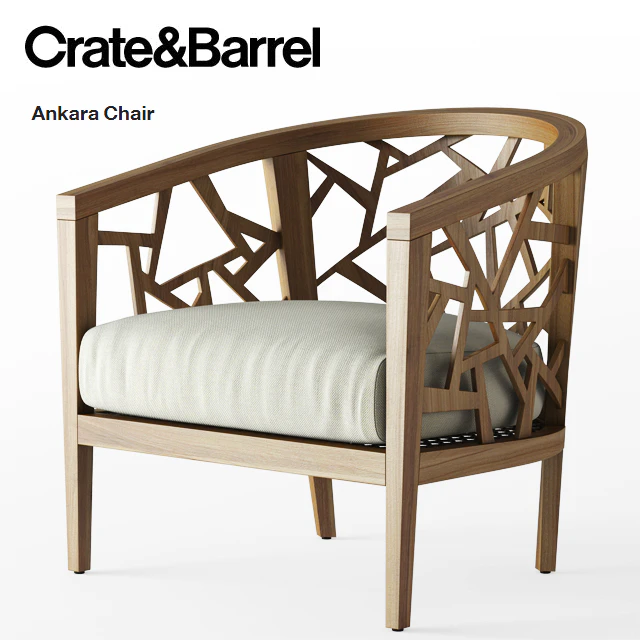 Crate and Barrel / Ankara Chair — Descargar