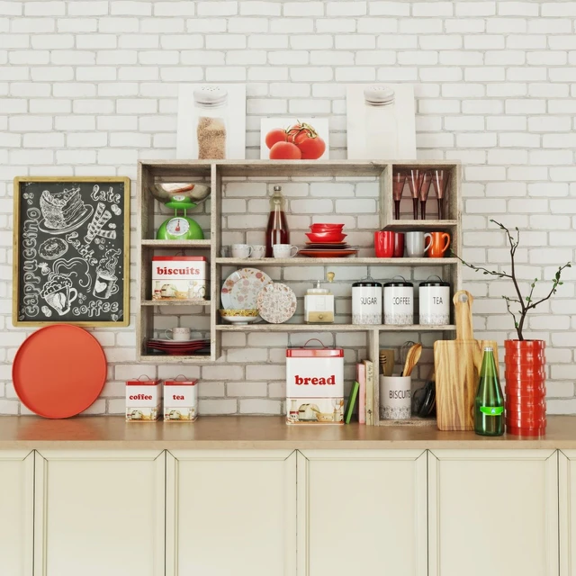 Kitchen set decor — Скачать