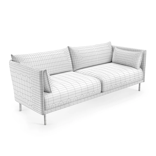 Hay Silhouette three-seater sofa — Скачать