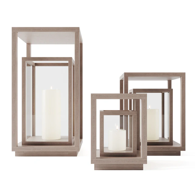 Rh Ventana Teak Lantern — Скачать
