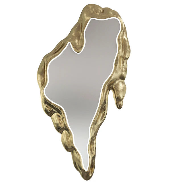 Crete luxury art design Melted Mirror Vertical — Скачать