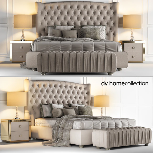 Кровать Vogue DVhomecollection — Скачать