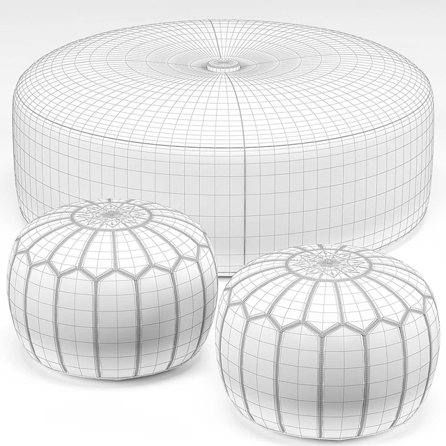 Pouf set — Descargar