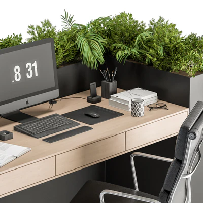 Office Furniture - employee Set 24 — Вид 4