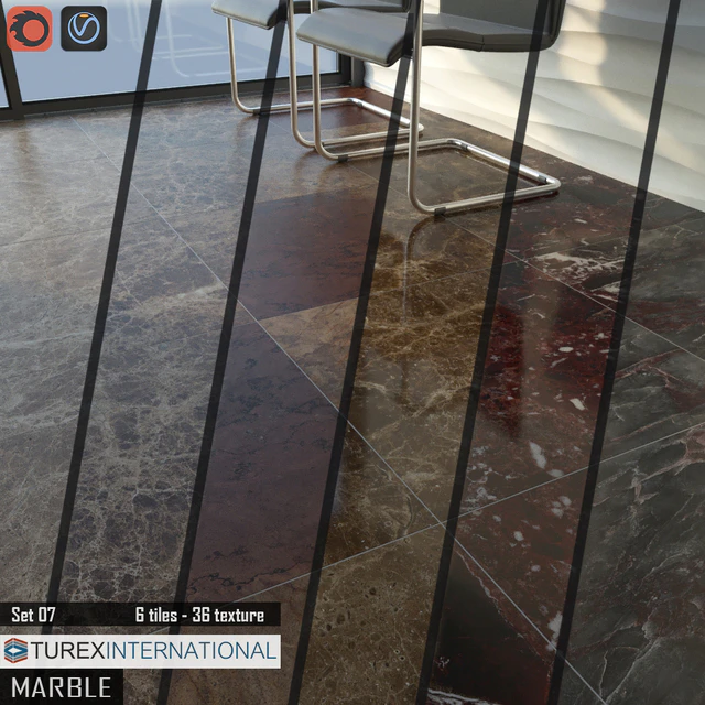 TUREX INTERNATIONAL Marble Tiles Set 07 — Скачать