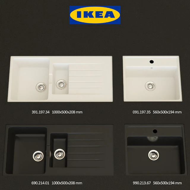 IKEA HALLVIKEN Sinks — Скачать