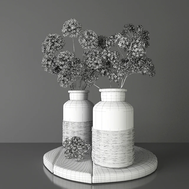 Bouquets 2 - decorative onions and gypsophila — Descargar