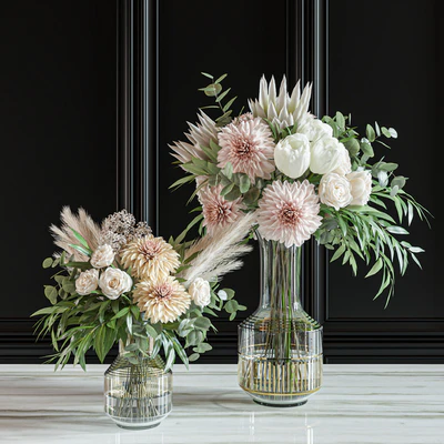 Flower Set 014 Dahlia — Вид 6