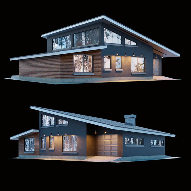 Современный коттедж — Скачать