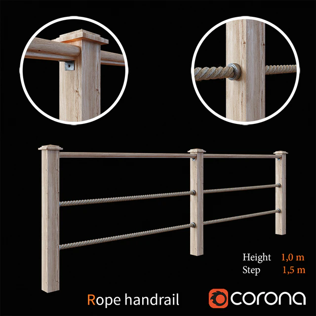 Rope handrail — Descargar