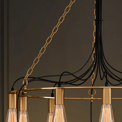 Люстра Blood Wire Chandelier Black 12 — Вид 3