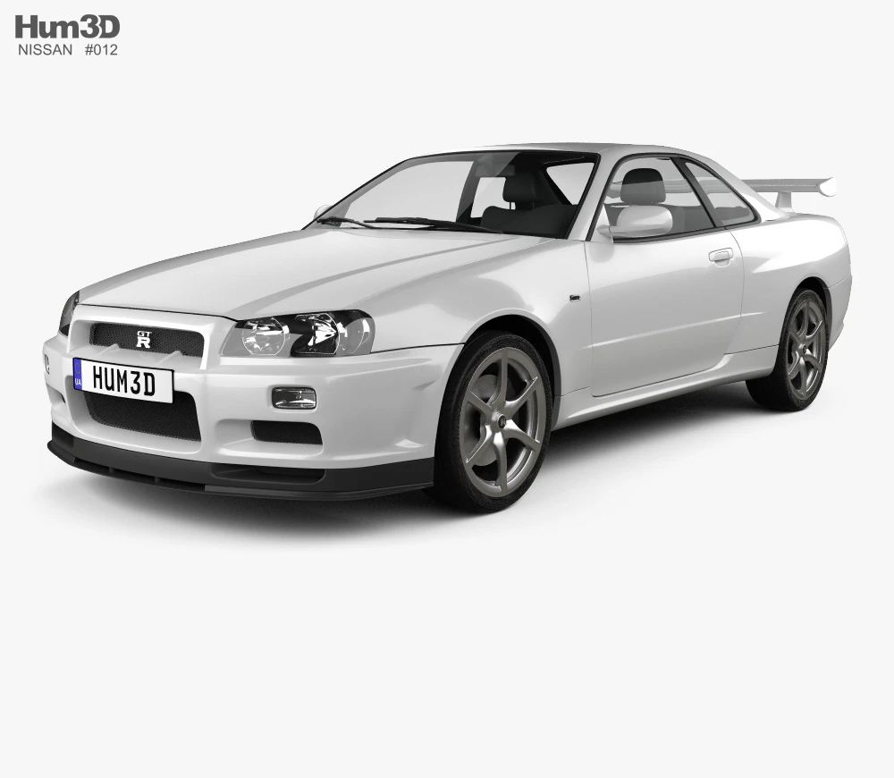 nissan skyline r34 gtr coupe 1999 — Descargar