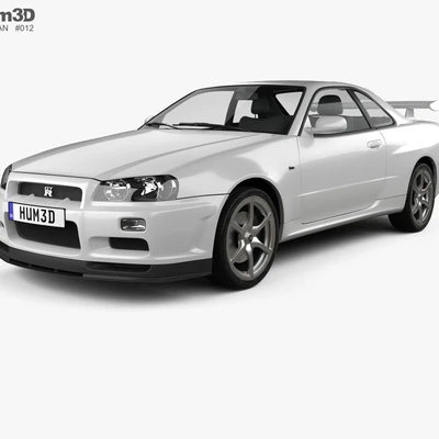 nissan skyline r34 gtr coupe 1999 — Descargar