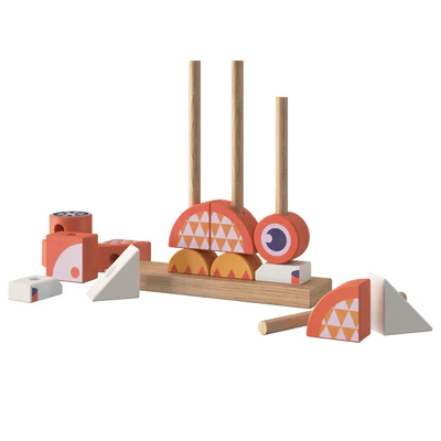 Набор деревянных кубиков Fox Blocks Set — Вид 4