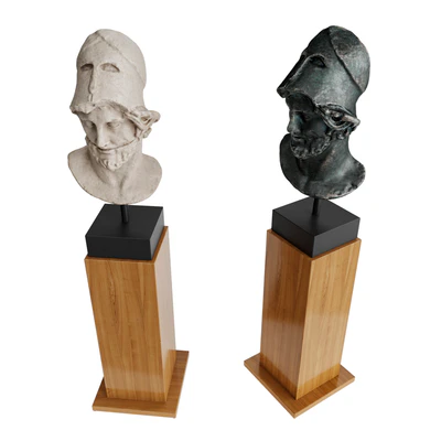 Hermes with helmet bust — Ver 3