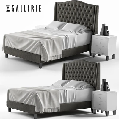 Scarlett Tufted Bed — Ver 1