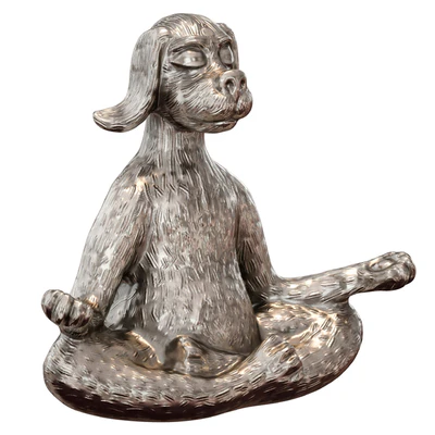 Yoga dog, Yoga dog - figurine — Ver 6