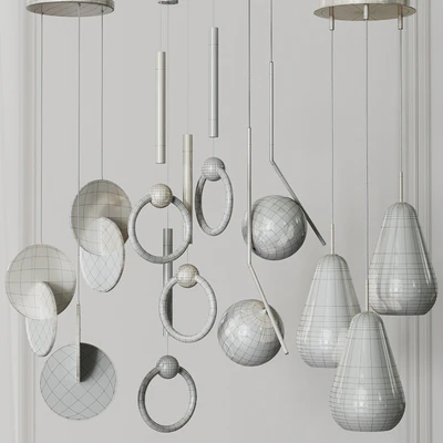 Four Pendant Lights amazing set vol. 24 — Ver 3