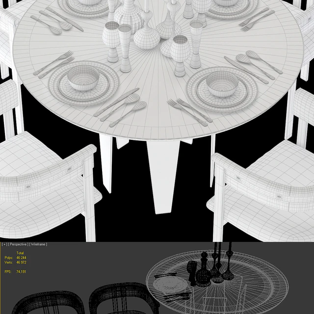 Kelly Wearstler Grafton Table and Elliot Chair — Скачать