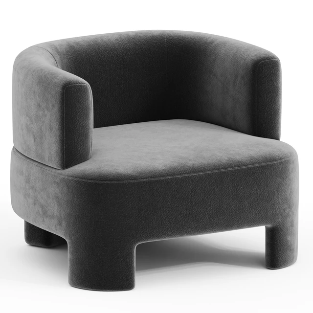 Fauteuil velours Darrel — Descargar