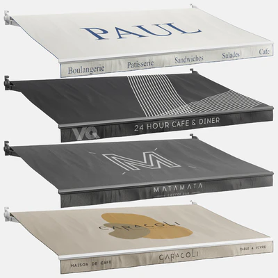 Awnings set 1 (cafe) — Ver 1