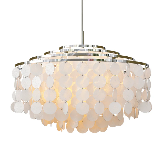 Capiz Pendant Light - 4 rings — Descargar