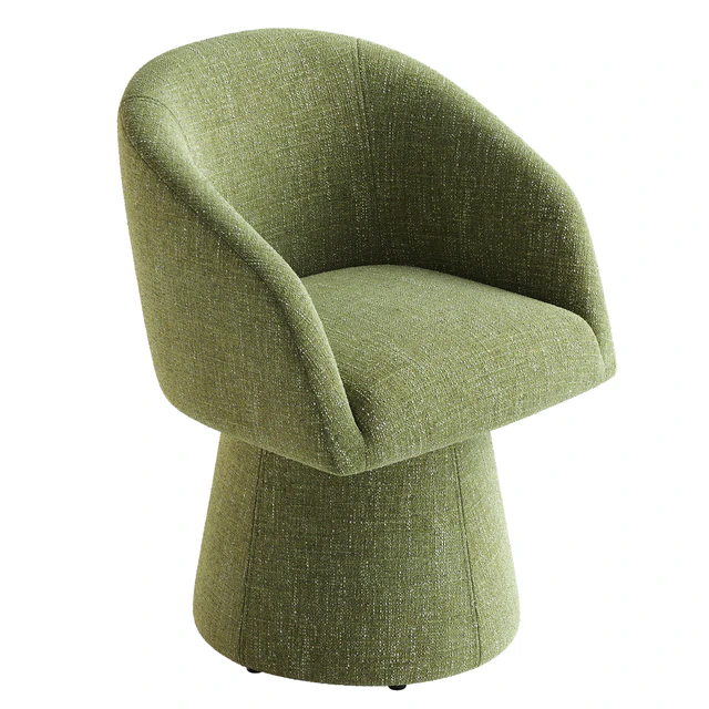 Kyo Chenille Upholstered Barrel Chair — Descargar