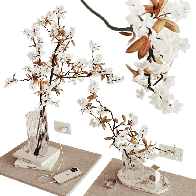 Decorative set on bedside table 1 — Скачать