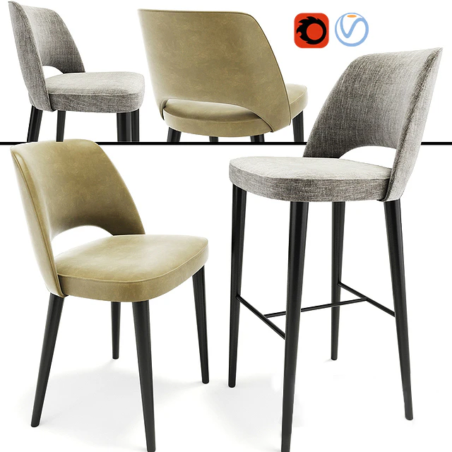 Astor Dining Chair And Bar Stool — Descargar