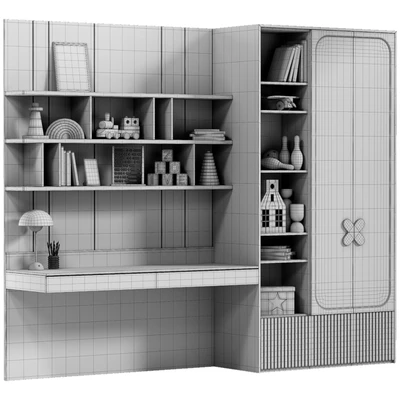 Children's wardrobe in a modern style — View 4