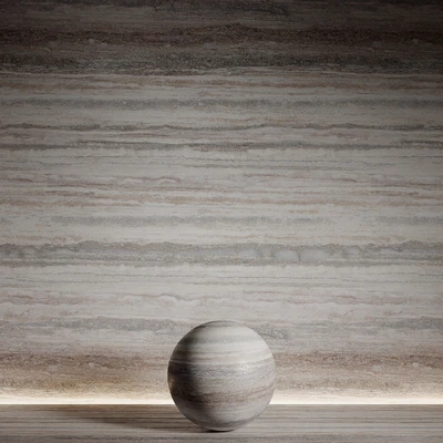 Stone material, travertine 6, pbr, seamless — View 3