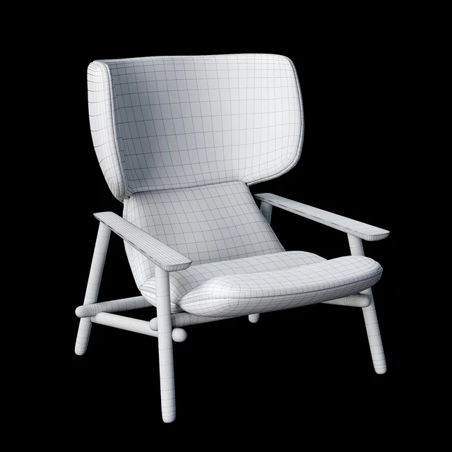Armchair Lilo Wing Moroso — Descargar