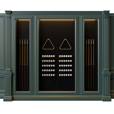 American style billiard cabinet — Ver 1