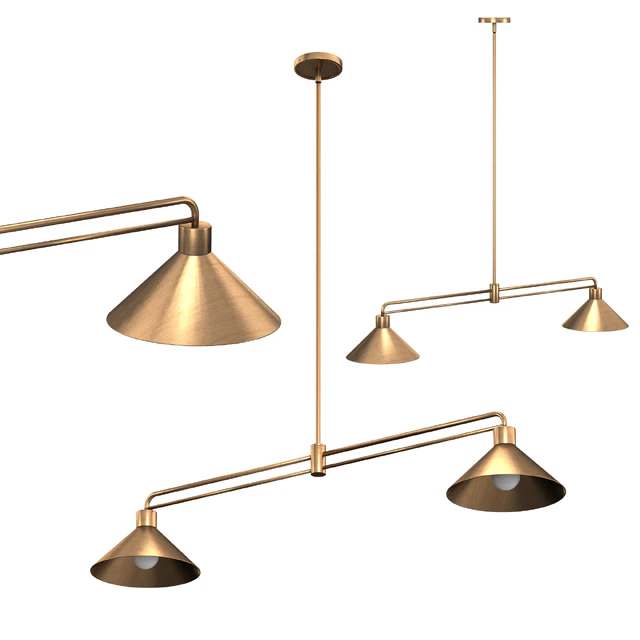 Andre Brass 2-Light Pendant — Скачать