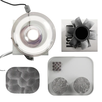 Coffee table decor set 045 with lamp — Вид 4