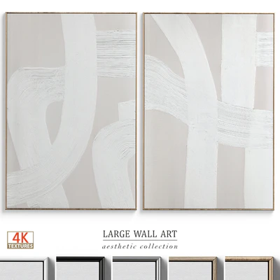 Abstract Textural Plaster Wall Art C-399 — Ver 1