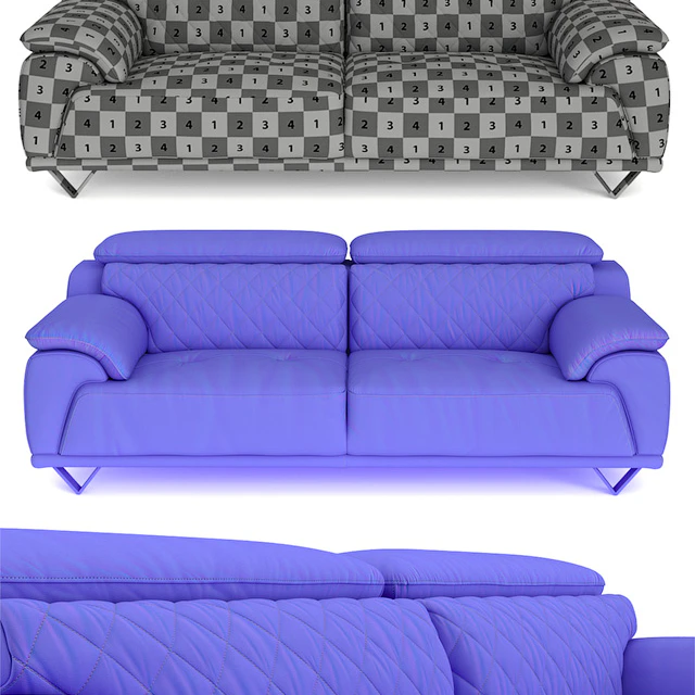 Sofa Divani Casa Wolford Modern Gray — Descargar
